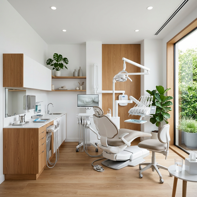 Modern dental clinic interior